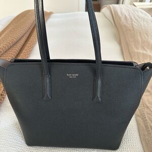Kate Spade Black Leather Tote